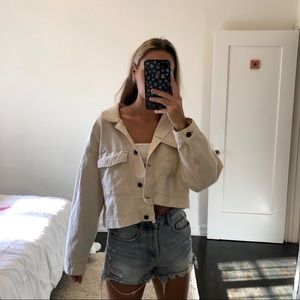 Abercrombie & Fitch Cream Jacket